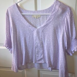 NWOT Pacsun Lavendar Floral Blouse